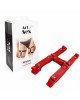 Гартери на ногу із натуральної шкіри Art of Sex - Kristina Leg Garters (2 шт), колір Червоний Гартери на ногу із натуральної шкіри Art of Sex - Kristina Leg Garters (2 шт), колір Червоний