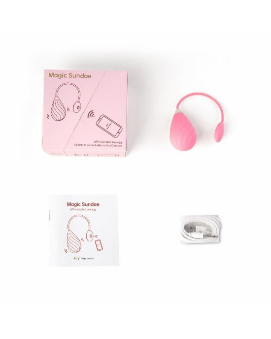 Смарт-віброяйце Magic Motion Sundae Pink Смарт-віброяйце Magic Motion Sundae Pink