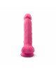 Фалоімітатор SilexD Johnny Pink Glow in the dark, двошаровий, силікон+Silexpan, діаметр 3,5см Фалоімітатор SilexD Johnny Pink Glow in the dark, двошаровий, силікон+Silexpan, діаметр 3,5см