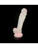 Фалоімітатор SilexD Johnny Pink Glow in the dark, двошаровий, силікон+Silexpan, діаметр 3,5см Фалоімітатор SilexD Johnny Pink Glow in the dark, двошаровий, силікон+Silexpan, діаметр 3,5см