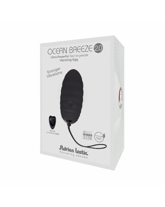 Виброяйце Adrien Lastic Ocean Breeze 2.0 Black Виброяйце Adrien Lastic Ocean Breeze 2.0 Black