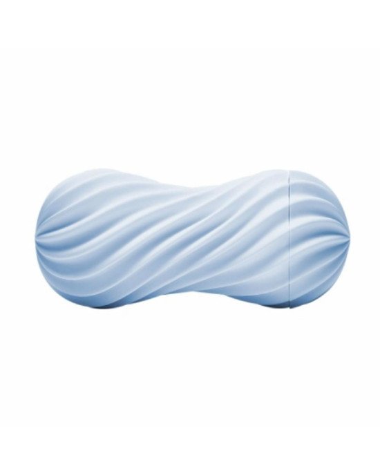 Мастурбатор Tenga FLEX Bubbly Blue зі змінною інтенсивністю, можна скручувати, вакуум Мастурбатор Tenga FLEX Bubbly Blue зі змінною інтенсивністю, можна скручувати, вакуум