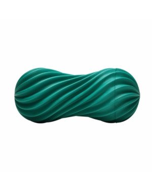 Мастурбатор Tenga FLEX Fizzy Green зі змінною інтенсивністю, можна скручувати, вакуум