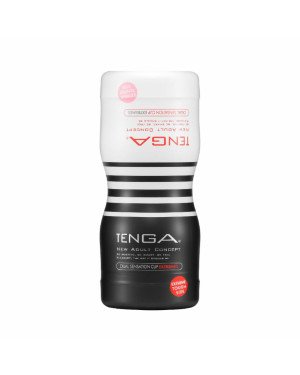 Мастурбатор Tenga Dual Sensation Cup EXTREMES, двосторонній, 2в1 — ніжна та жорстка стимуляція