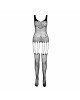 Бодістокінг Passion ECO BS001 One Size black, з доступом, імітація підв’язок, флористичний декор Бодістокінг Passion ECO BS001 One Size black, з доступом, імітація підв’язок, флористичний декор