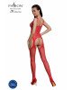 Бодістокінг Passion ECO BS004 red відкритий доступ, імітація підв’язок, квітковий декор Бодістокінг Passion ECO BS004 red відкритий доступ, імітація підв’язок, квітковий декор