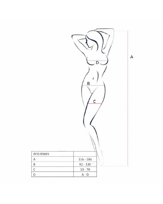 Бодістокінг Passion ECO BS005 white, щільний, відкритий доступ, імітація підв’язок Бодістокінг Passion ECO BS005 white, щільний, відкритий доступ, імітація підв’язок