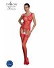 Бодістокінг Passion ECO BS007 red, з доступом, силуетний малюнок, імітація підв’язок Бодістокінг Passion ECO BS007 red, з доступом, силуетний малюнок, імітація підв’язок