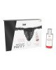 Набір Intt BRAZILIAN PANTY BLACK: трусики на зав’язках S-XL з перлинним кільцем + полунична змазка Набір Intt BRAZILIAN PANTY BLACK: трусики на зав’язках S-XL з перлинним кільцем + полунична змазка
