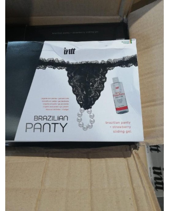 Набір Intt BRAZILIAN PANTY BLACK S-XL (м'ята упаковка!!!) Набір Intt BRAZILIAN PANTY BLACK S-XL (м'ята упаковка!!!)