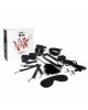 Набір Art of Sex - BDSM Set Leather, 10 предметів, натуральна шкіра, Чорний Набір Art of Sex - BDSM Set Leather, 10 предметів, натуральна шкіра, Чорний