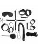 Набір Art of Sex - BDSM Set Leather, 10 предметів, натуральна шкіра, Чорний Набір Art of Sex - BDSM Set Leather, 10 предметів, натуральна шкіра, Чорний