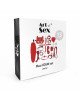 Набір Art of Sex - Maxi BDSM Set Leather, 13 предметів, натуральна шкіра, Чорний