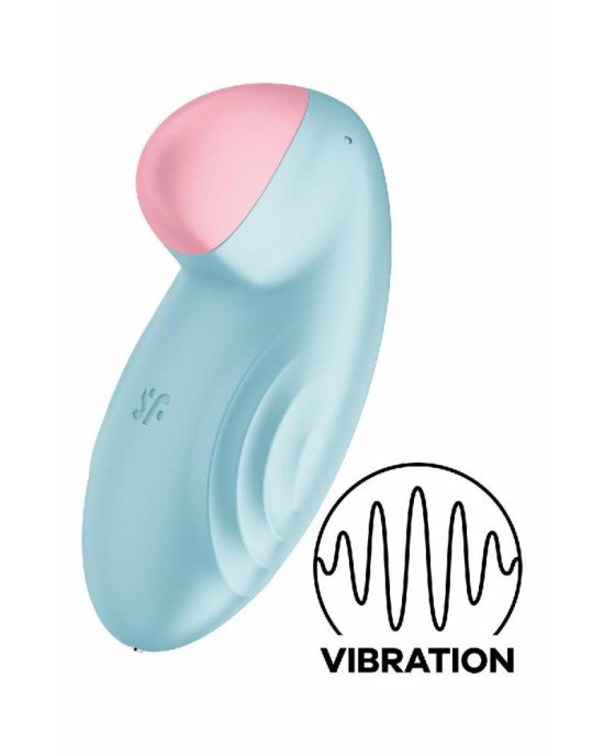 Смарт-вібратор для клітора Satisfyer Tropical Tip Light Blue Смарт-вібратор для клітора Satisfyer Tropical Tip Light Blue