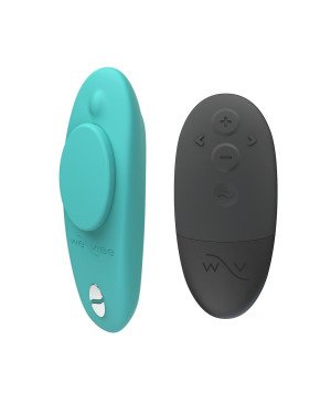 Смарт-вібратор у трусики We-Vibe Moxie+ Aqua, оновлений пульт ДК