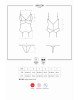 Сатиновий мереживний корсет Obsessive 810-COR-1 babydoll & thong S/M, чорний, корсет, танга Сатиновий мереживний корсет Obsessive 810-COR-1 babydoll & thong S/M, чорний, корсет, танга