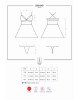 Еротичний мереживний комплект із сіточкою Obsessive 838-BAB-1 babydoll & thong black XXL, чорний, пе Еротичний мереживний комплект із сіточкою Obsessive 838-BAB-1 babydoll & thong black XXL, чорний, пе