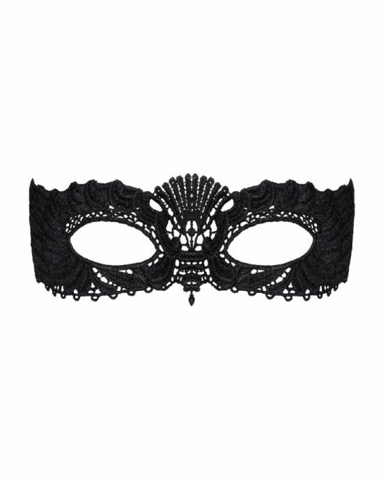 Мереживна маска Obsessive A700 mask, єдиний розмір, чорна Мереживна маска Obsessive A700 mask, єдиний розмір, чорна