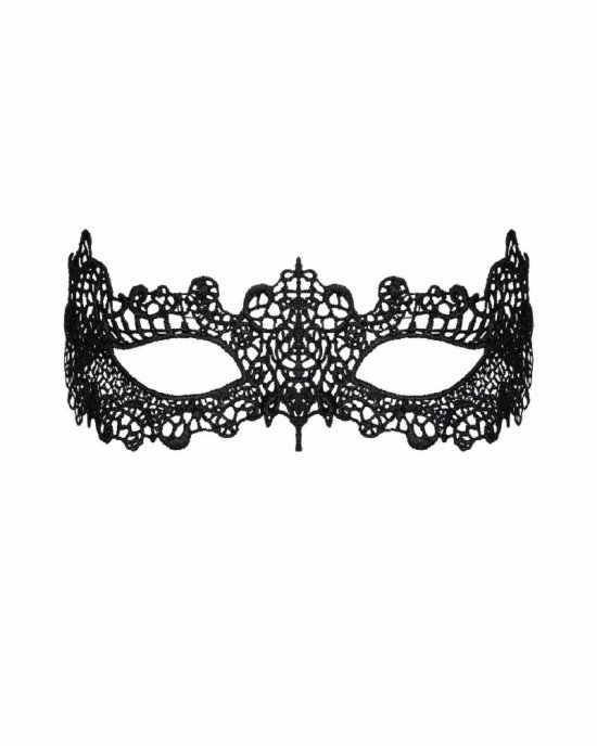 Мереживна маска Obsessive A701 mask, єдиний розмір, чорна Мереживна маска Obsessive A701 mask, єдиний розмір, чорна