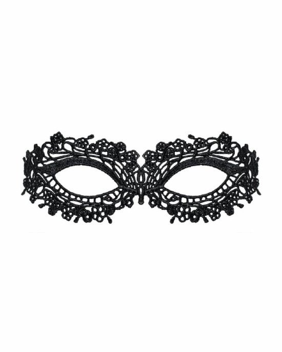 Мереживна маска Obsessive A710 mask, єдиний розмір, чорна Мереживна маска Obsessive A710 mask, єдиний розмір, чорна