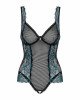 Сітчасте боді на кісточках Obsessive Amanta teddy S/M, чорне, з доступом Сітчасте боді на кісточках Obsessive Amanta teddy S/M, чорне, з доступом