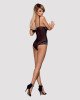Сітчасте боді на кісточках Obsessive Amanta teddy XXL, чорне, з доступом Сітчасте боді на кісточках Obsessive Amanta teddy XXL, чорне, з доступом