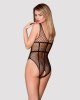 Бодістокінг із великої сітки з доступом Obsessive B117 teddy S/M/L, чорний Бодістокінг із великої сітки з доступом Obsessive B117 teddy S/M/L, чорний