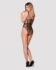 Бодістокінг із великої сітки з доступом Obsessive B117 teddy S/M/L, чорний Бодістокінг із великої сітки з доступом Obsessive B117 teddy S/M/L, чорний