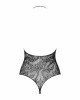 Бодістокінг з великими осередками та відкритою спиною Obsessive B113 teddy S/M/L, халтер