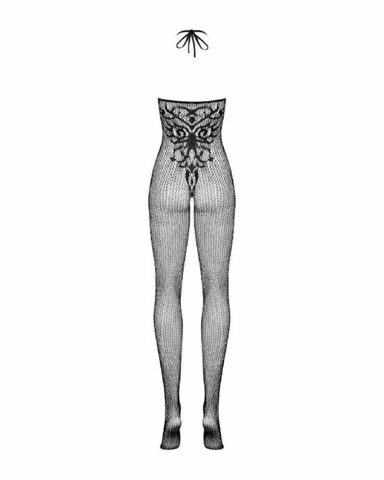 Бодістокінг Obsessive Bodystocking G308 S/M/L, халтер, декор у вигляді татуювання Бодістокінг Obsessive Bodystocking G308 S/M/L, халтер, декор у вигляді татуювання