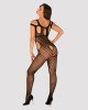 Бодістокінг Obsessive Bodystocking G322 S/M/L, фантасмагорично-силуетний крій Бодістокінг Obsessive Bodystocking G322 S/M/L, фантасмагорично-силуетний крій