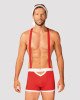 Чоловічий еротичний костюм Санта-Клауса Obsessive Mr Claus S/M, боксери на підтяжках, шапочка з помп Чоловічий еротичний костюм Санта-Клауса Obsessive Mr Claus S/M, боксери на підтяжках, шапочка з помп