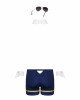 Еротичний костюм пілота Obsessive Pilotman set L/XL, боксери, манжети, комір з краваткою, окуляри Еротичний костюм пілота Obsessive Pilotman set L/XL, боксери, манжети, комір з краваткою, окуляри