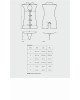 Еротичний костюм стюардеси Obsessive Stewardess 3 pcs costume grey S/M, сірий, сукня, стрінги, пілот Еротичний костюм стюардеси Obsessive Stewardess 3 pcs costume grey S/M, сірий, сукня, стрінги, пілот