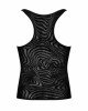 Чоловіча напівпрозора майка-борцовка з візерунком Obsessive T103 tank top S/M/L, чорна Чоловіча напівпрозора майка-борцовка з візерунком Obsessive T103 tank top S/M/L, чорна