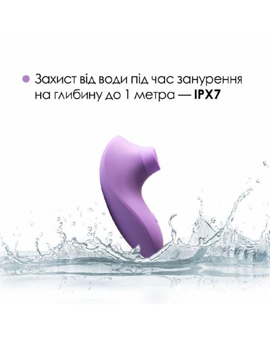 Вакуумний стимулятор Svakom Pulse Lite Neo Lavender, керується зі смартфона Вакуумний стимулятор Svakom Pulse Lite Neo Lavender, керується зі смартфона