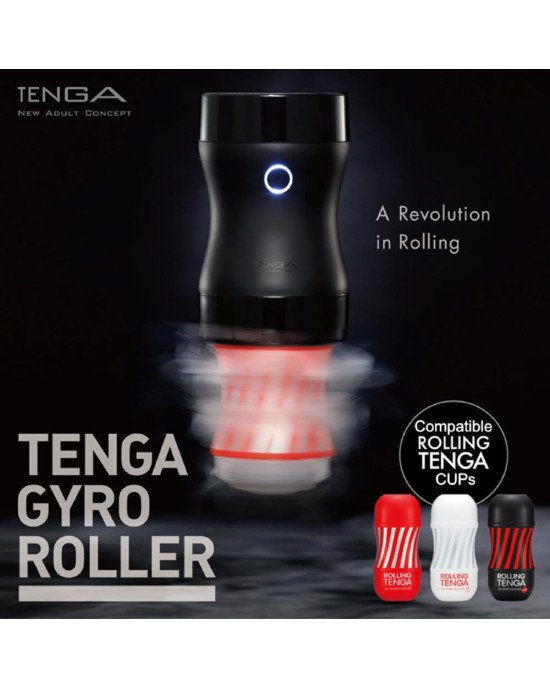 Мастурбатор Tenga Rolling Tenga Gyro Roller Cup Strong, новий рельєф для стимуляції обертанням Мастурбатор Tenga Rolling Tenga Gyro Roller Cup Strong, новий рельєф для стимуляції обертанням
