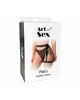 Гартер на ногу Art of Sex - Petra, натуральна шкіра, розмір XS-2XL, колір чорний Гартер на ногу Art of Sex - Petra, натуральна шкіра, розмір XS-2XL, колір чорний