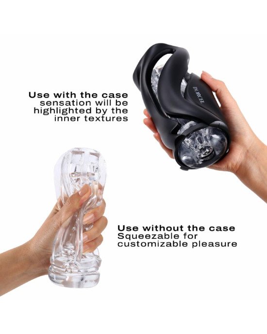Мастурбатор Dorcel DEEP BLOW BLACK, подвійне використання Мастурбатор Dorcel DEEP BLOW BLACK, подвійне використання