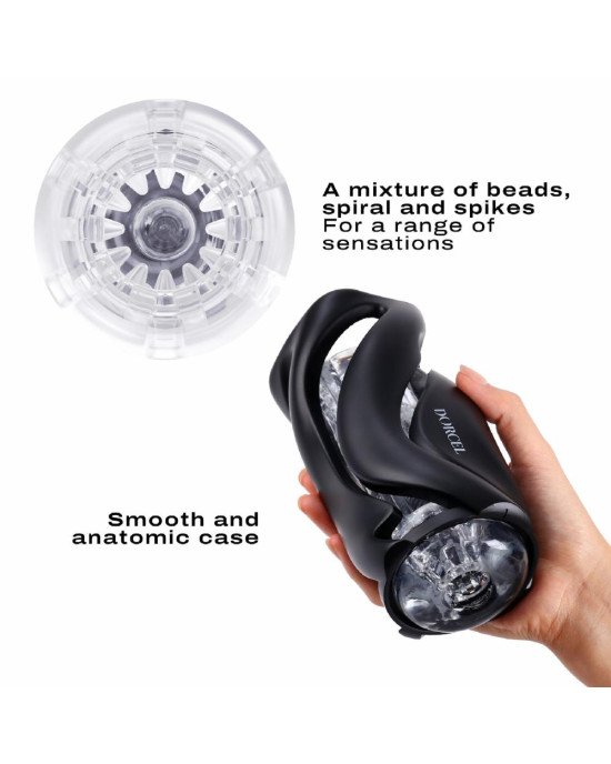 Мастурбатор Dorcel DEEP BLOW BLACK, подвійне використання Мастурбатор Dorcel DEEP BLOW BLACK, подвійне використання