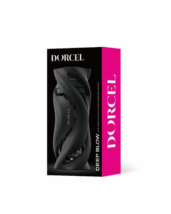 Мастурбатор Dorcel DEEP BLOW BLACK, подвійне використання Мастурбатор Dorcel DEEP BLOW BLACK, подвійне використання