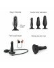 Надувний фалоімітатор Strap-On-Me INFLATABLE DILDO PLUG - NOIR, кулька всередині, діаметр до 6 см Надувний фалоімітатор Strap-On-Me INFLATABLE DILDO PLUG - NOIR, кулька всередині, діаметр до 6 см