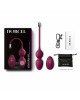 Вагінальні кульки Dorcel LOVE BALLS PLUM, вібрації та рухи внутрішньої кульки, пульт ДК Вагінальні кульки Dorcel LOVE BALLS PLUM, вібрації та рухи внутрішньої кульки, пульт ДК