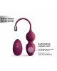 Вагінальні кульки Dorcel LOVE BALLS PLUM, вібрації та рухи внутрішньої кульки, пульт ДК Вагінальні кульки Dorcel LOVE BALLS PLUM, вібрації та рухи внутрішньої кульки, пульт ДК