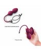 Вагінальні кульки Dorcel LOVE BALLS PLUM, вібрації та рухи внутрішньої кульки, пульт ДК Вагінальні кульки Dorcel LOVE BALLS PLUM, вібрації та рухи внутрішньої кульки, пульт ДК