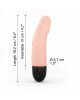 Вібратор Dorcel Real Vibration S Flesh 2.0, діаметр 3,7см, перезаряджається, для точки G Вібратор Dorcel Real Vibration S Flesh 2.0, діаметр 3,7см, перезаряджається, для точки G