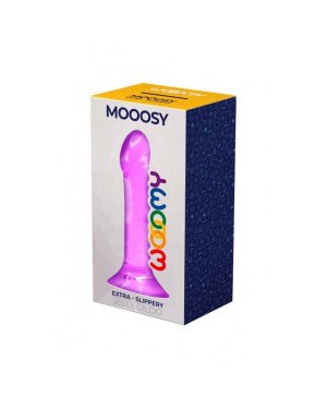 Дилдо Wooomy Mooosy, з присоскою, сумісний з трусиками для страпона, довжина 18 см, діаметр 4,5 см