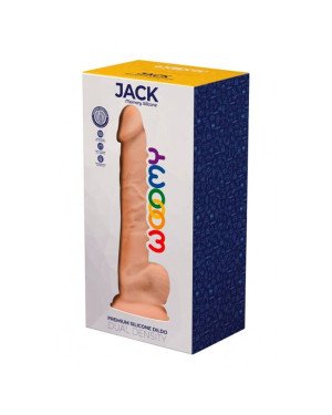 Силіконовий фалоімітатор Wooomy Jack, термореактивний, з присоскою, довжина 23,1 см, діаметр 4,8 см Силіконовий фалоімітатор Wooomy Jack, термореактивний, з присоскою, довжина 23,1 см, діаметр 4,8 см