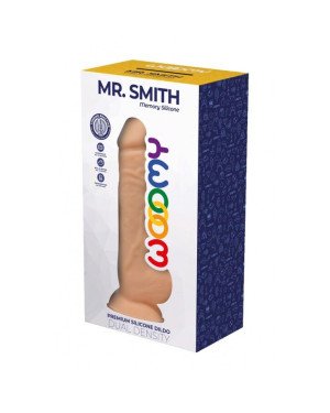 Силіконовий фалоімітатор Wooomy Mr.Smith, термореактивний, з присоскою, довжина 17,5, діаметр 3,3 см Силіконовий фалоімітатор Wooomy Mr.Smith, термореактивний, з присоскою, довжина 17,5, діаметр 3,3 см