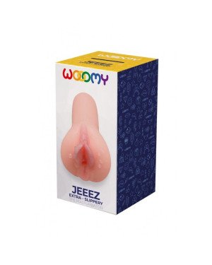 Мастурбатор-вагіна Wooomy Jeeez Masturbator Vagina, м’які відкриті губи, 11,6х5,4 см Мастурбатор-вагіна Wooomy Jeeez Masturbator Vagina, м’які відкриті губи, 11,6х5,4 см